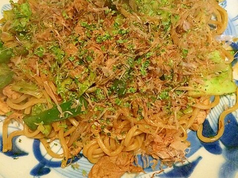 太麺で☆もっちり焼きそば